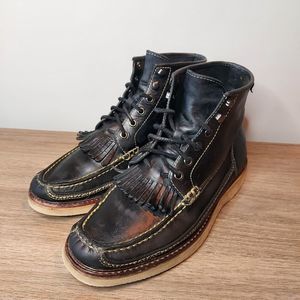 Eastland Belgrade 1955 Men's Leather Black Size 10 M Genly Used
